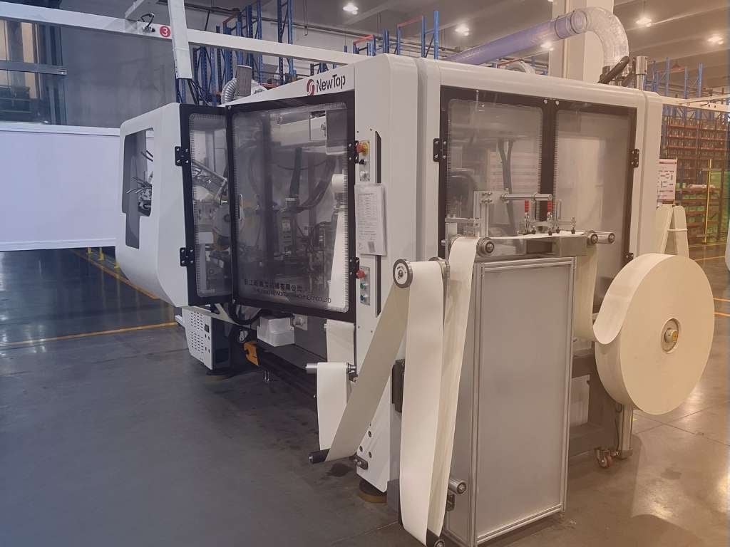 Máquina selladora de vasos cartulina cartón Máquina selladora de vasos cartulina cartón