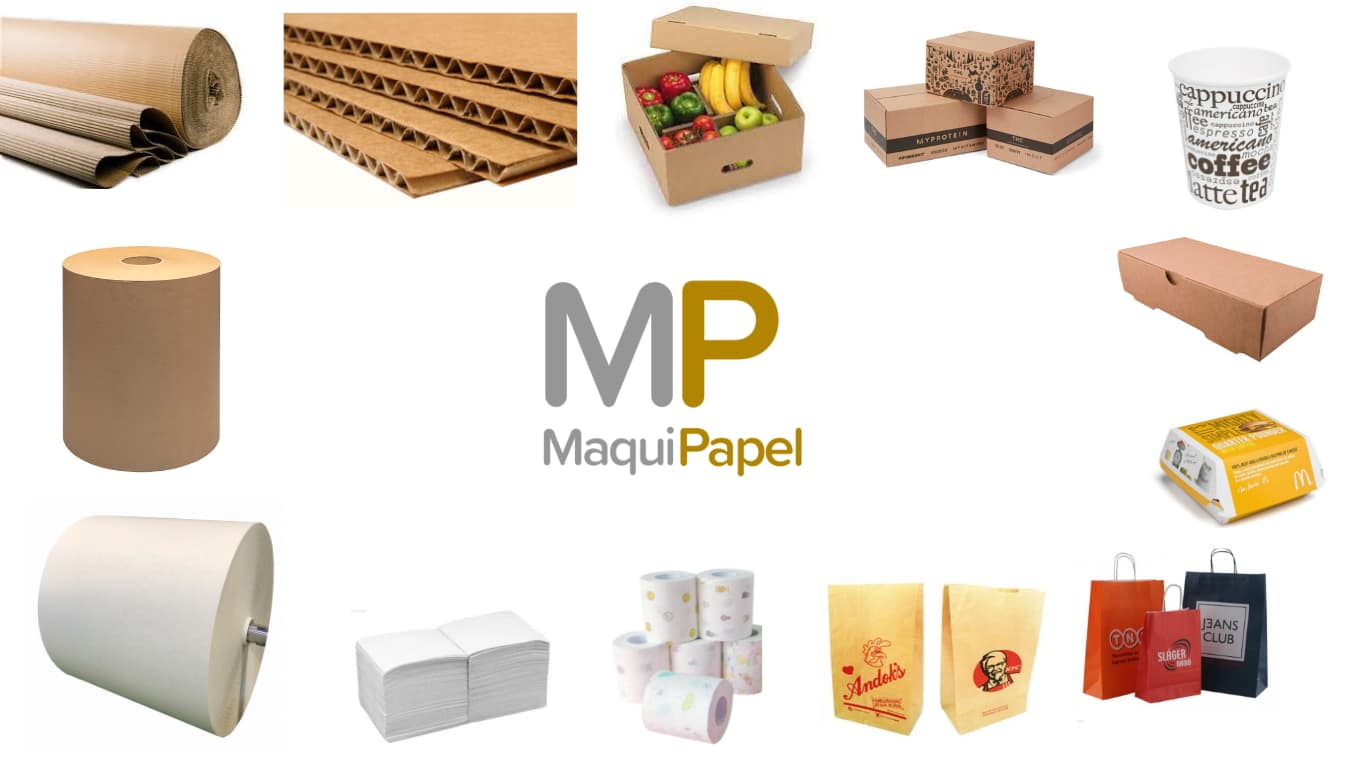 Fabricar cajas de cartón, bolsas y sacos de papel, vasos de papel, cajas de delivery, papeles