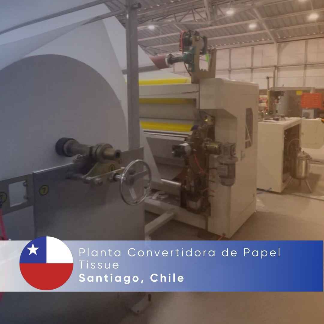 Planta Convertidora de Papel Tissue Santiago, Chile